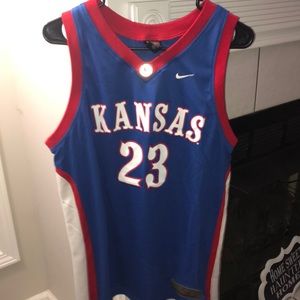 Nike Elite screen printed Kansas jersey